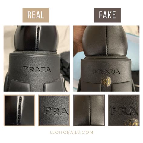 prada monolith fake vs real|Prada shoes authenticity checker.